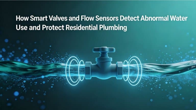 How Smart Valves and Flow Sensors Detect Abnormal Water Use and Protect Residential Plumbing