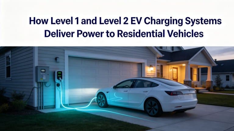 How Level 1 and Level 2 EV Charging Systems Deliver Power to Residential Vehicles