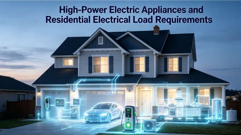 How High-Power Electric Appliances Change Residential Electrical Load Requirements